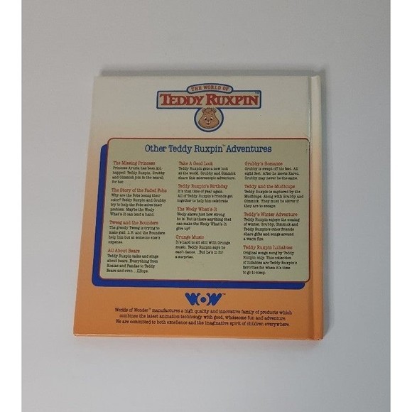 ๐ 3 for $15 Deal! ๐ The World of Teddy Ruxpin Grubby's book - Picture 2 of 3